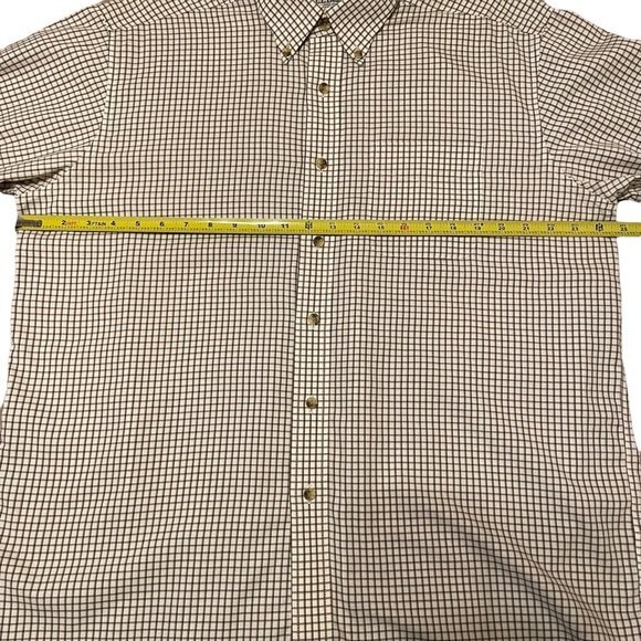 L.L. Bean Wrinkle Resistant Plaid Long Sleeve Button Down Men’s Size Large - Picture 7 of 8